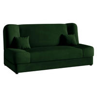 SCHLAFSOFA Jonas - Smaragdgrün, Holz/Textil (195/86/87cm) - MIRJAN24