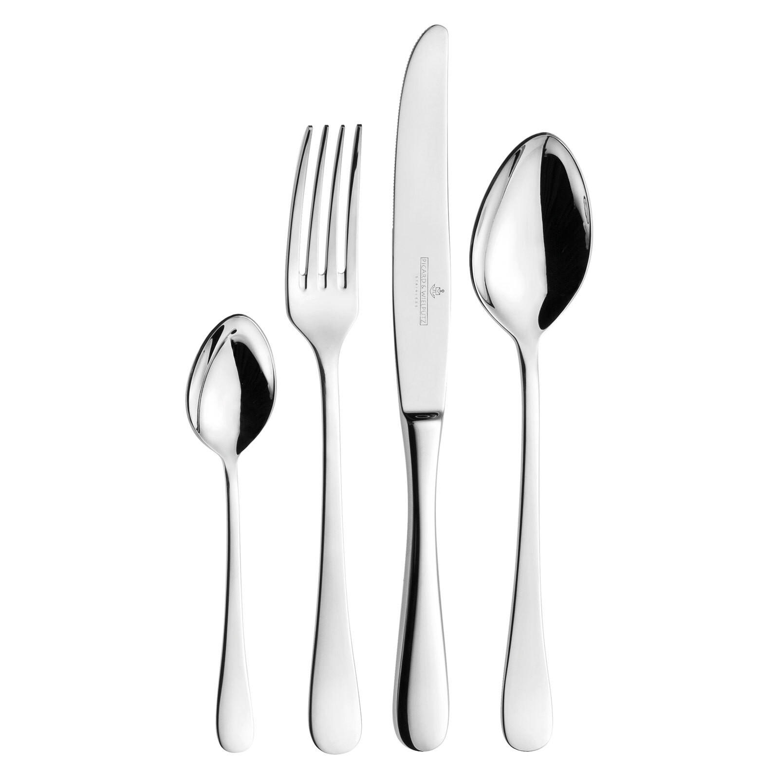 TAFELBESTECK Charisma silber 24er Set - Silberfarben, Metall - Picard & Wielpütz