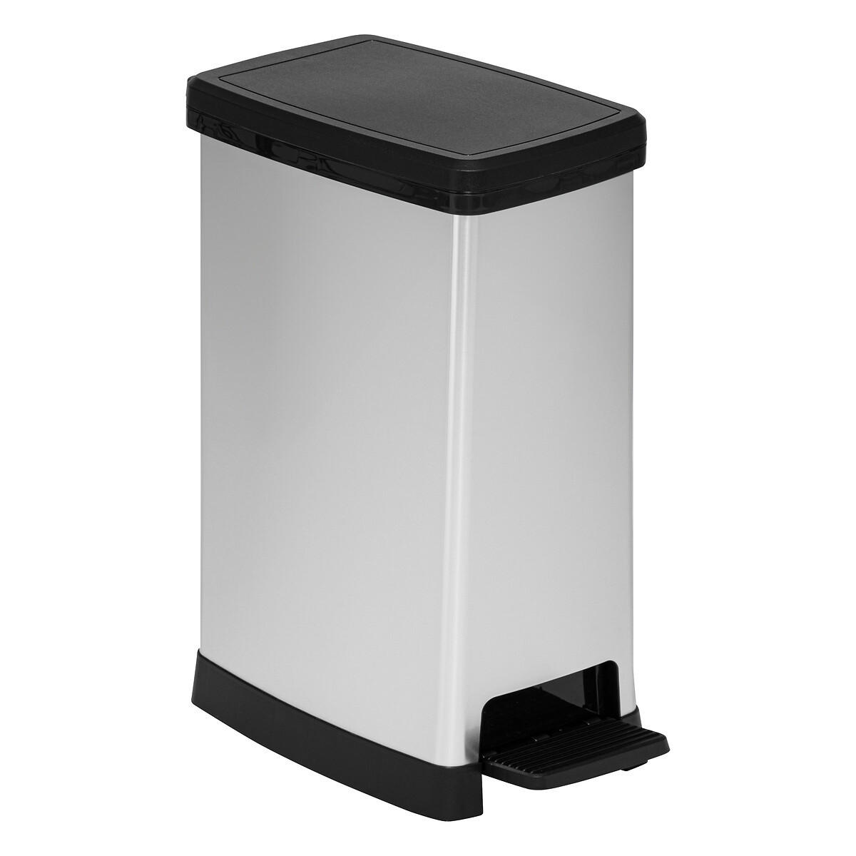 MÜLLEIMER Plast 39/23,5/59 cm - Grau, Kunststoff (23.5/59/39cm) - 5five Simply Smart