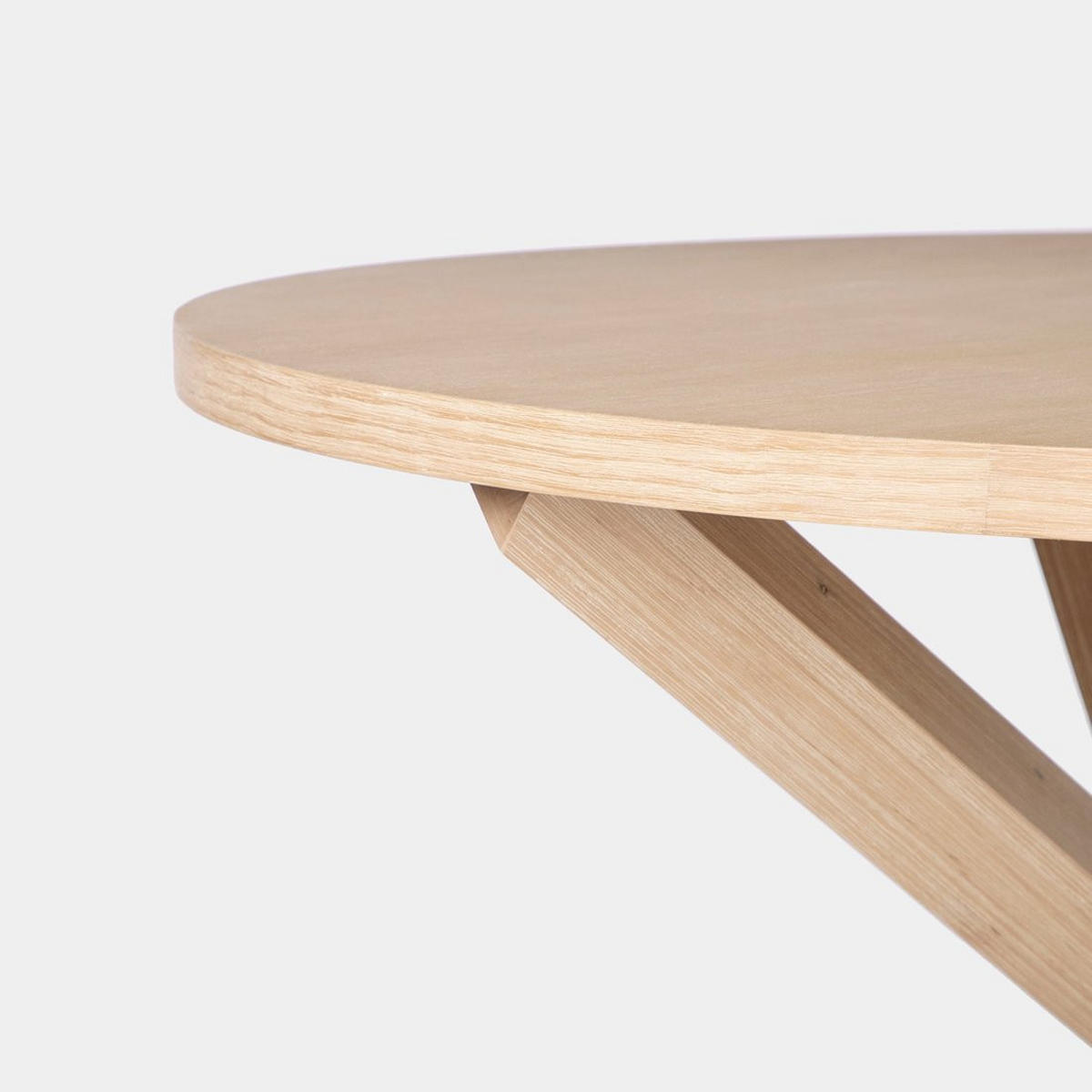 ESSTISCH Isak Natürlich 120 cm x 76,5 cm - Naturfarben, Holzwerkstoff (120/120/76cm) - Klast Home