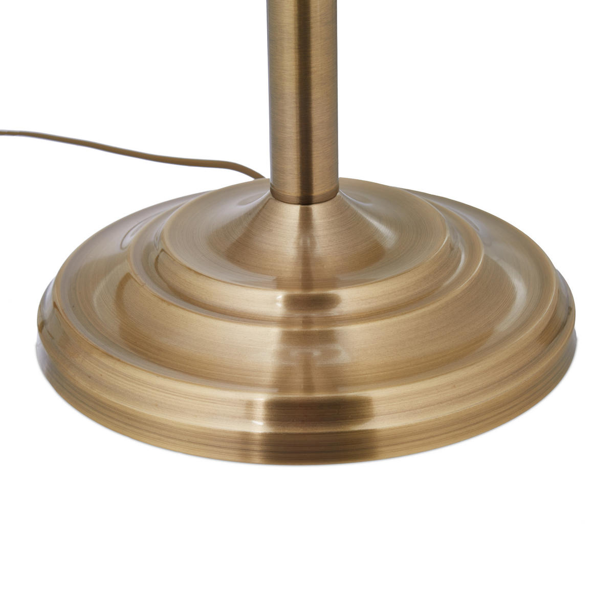 STEHLAMPE - Kupferfarben, Kunststoff/Textil (42/42/157cm) - Relaxdays
