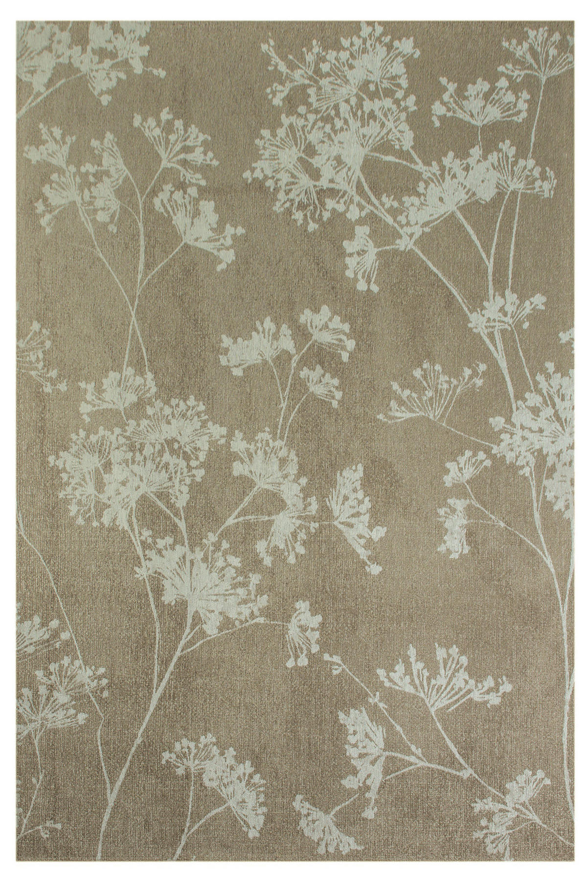 TEPPICH modern Flachgewebe BASIL Braun 240x340 cm - Braun, Textil (240/340cm) - Novatrend