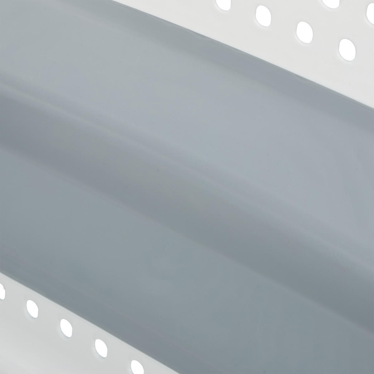 KÔŠ na prádlo - sivá, plast (61/27/45.5cm) - Relaxdays