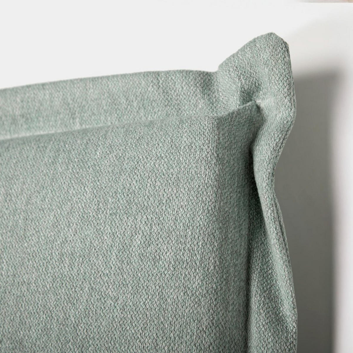 KOPFTEIL DOPPELTES Louise Grün 170 cm x 105 cm - Grün, Textil (170/6cm) - Klast Home