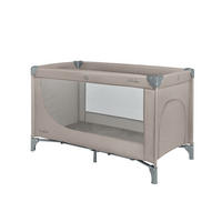 BABYREISEBETT So Gifted beige braun Seiteneingang, weiche Matratzenauflage, kompakt faltbar, Tragetasche - Beige, Metall (60/120cm) - Kikka boo