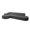 ECKSOFA Ottomane Links TARO-L2 - 328x171x79,5 cm Grau - Grau, Holzwerkstoff/Textil (328/171cm) - ALTDECOR