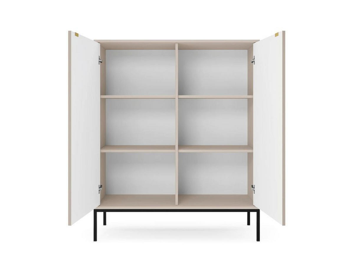 WOHNZIMMER Set 4-tlg. – NOVA – Kaschmir - Kaschmir, Holzwerkstoff (104/46/68cm) - hi-markt