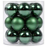 CHRISTBAUMKUGEL Noel Grün 15 Stk. - Grün, Glas (1/1/1cm) - Mömax
