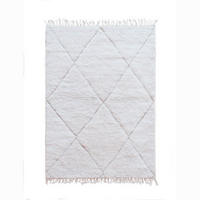 BERBERTEPPICH weich Wolle 128x 188 cm - Weiß, Naturmaterialien (128/188cm) - AFK Living