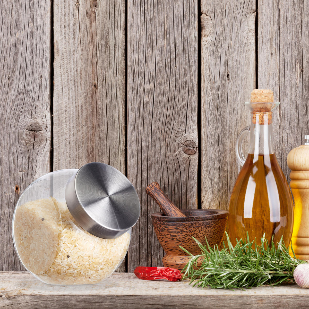 3XBONBONGLÄSER - Transparent, Glas/Kunststoff (11/15.5/17cm) - Relaxdays