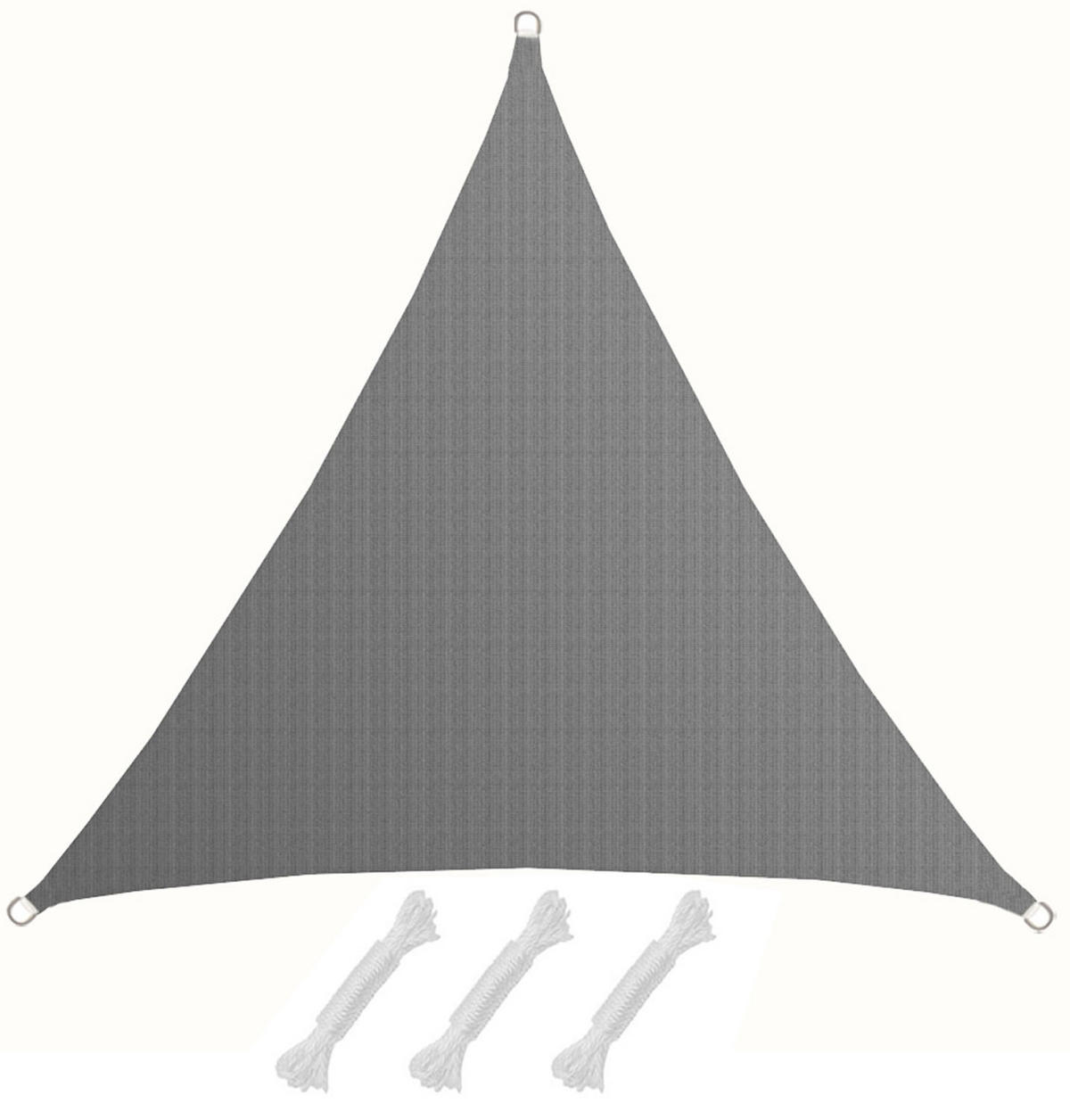 SONNENSEGEL Luftdurchlässig 300 cm Grau - Grau, Kunststoff (300/300cm) - Amanka