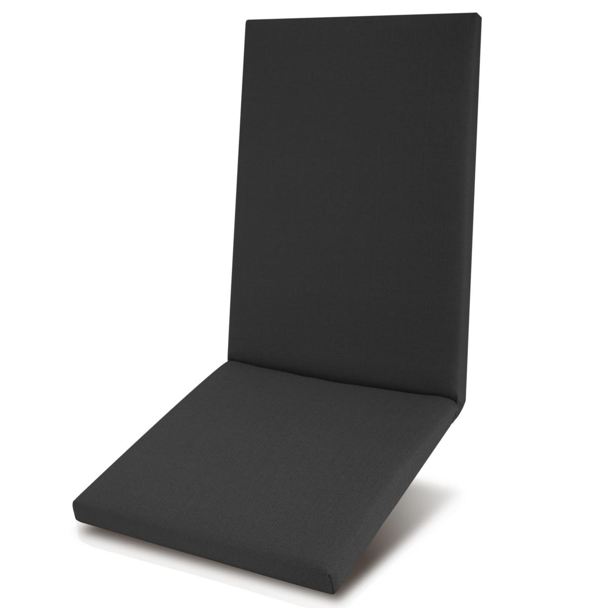 HOCHLEHNERAUFLAGE QD-HL 122/48/5,5cm Anthrazit - Anthrazit, Textil (48/5/122cm) - Beautissu 