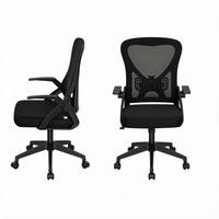 DREHSTUHL ergonomisches Design höhenverstellbar bis 150 kg - Schwarz, Leder (47/102/42cm) - Gisaae