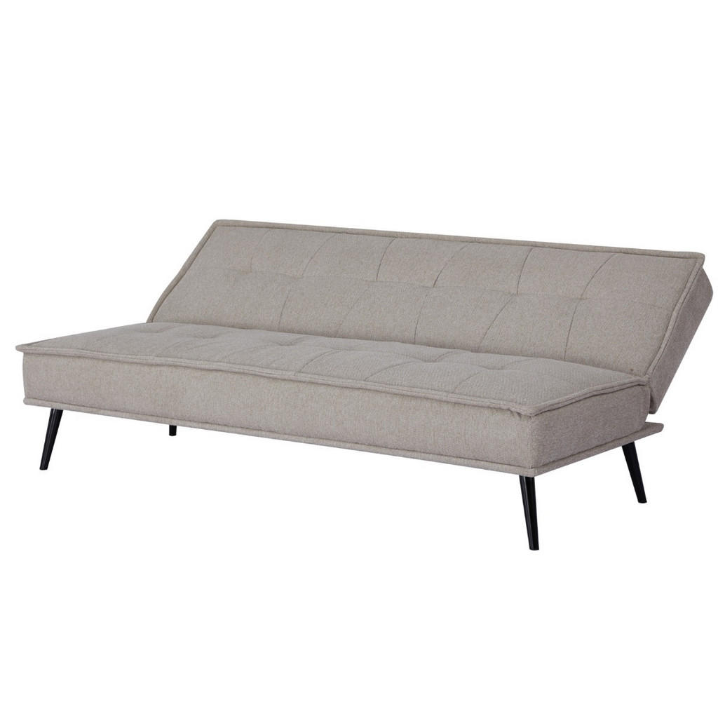 Thumbnail - Giga Meubel Schlafsofa, Taupe, Textil, 85x82x181 cm, Wohnzimmer, Sofas & Couches, Schlafsofas