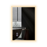 BADEZIMMERSPIEGEL Reddy mit LED-Leuchte 80/60 cm - Weiß, Glas (80/2.9/60cm) - Nettlife