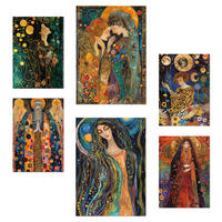 POSTER Set Mit 6 Tarotkarten Arkan A3 & A4 Rahmenlos - Klar, Papier (29/3cm) - Nacnic