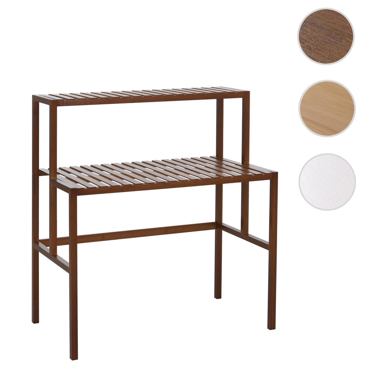 PFLANZENREGAL Braun - Braun, Holz (90/100/50cm) - MCW