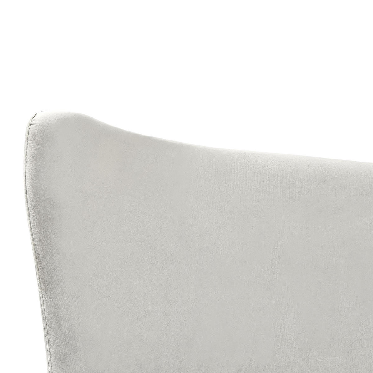 POLSTERBETT 160/200cm Hellgrau Chaleix - Hellgrau, Textil (160/200cm) - Beliani