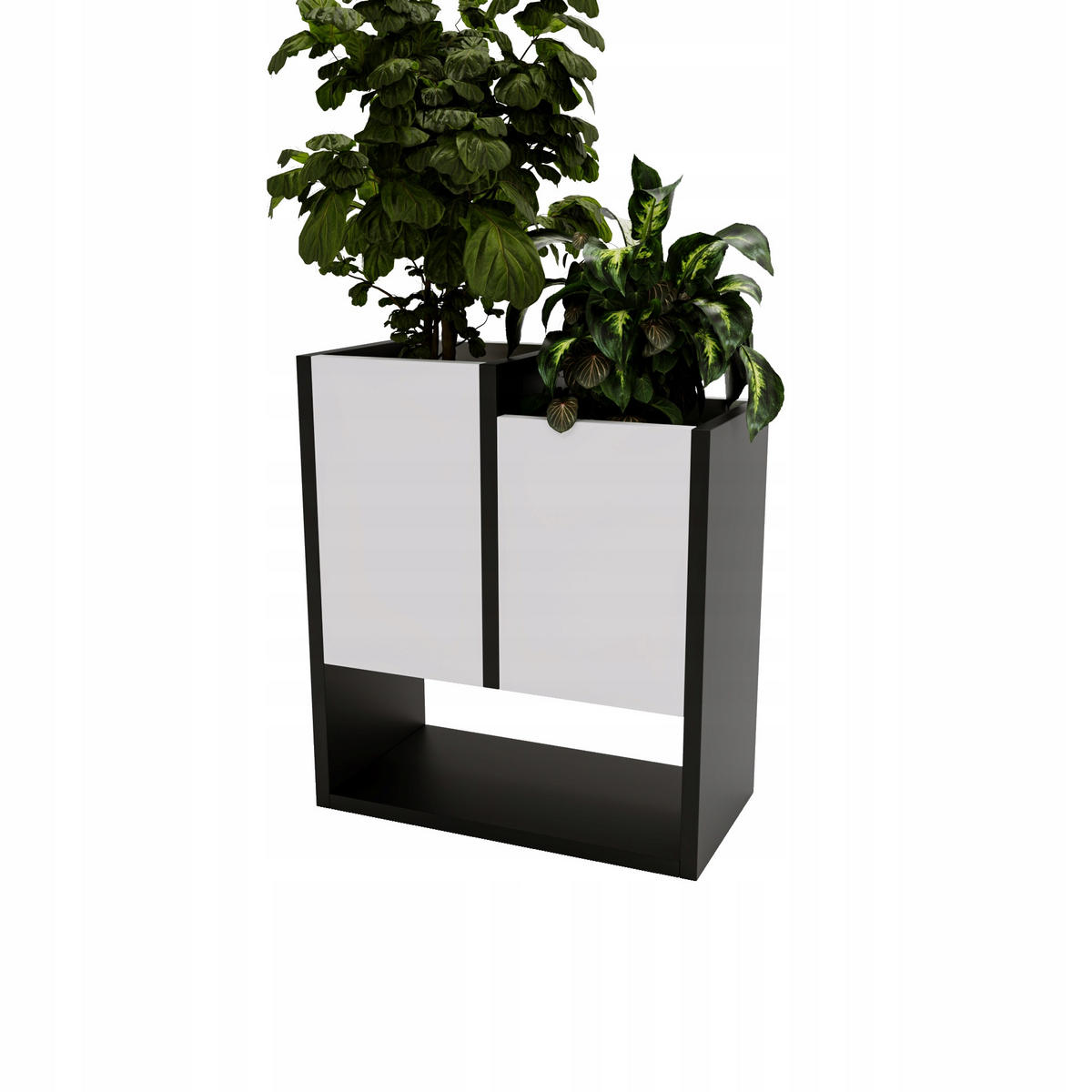 BLUMENKASTEN - Weiß, Holzwerkstoff (23/50/44cm) - RAUMHIRSCH FURNITURE