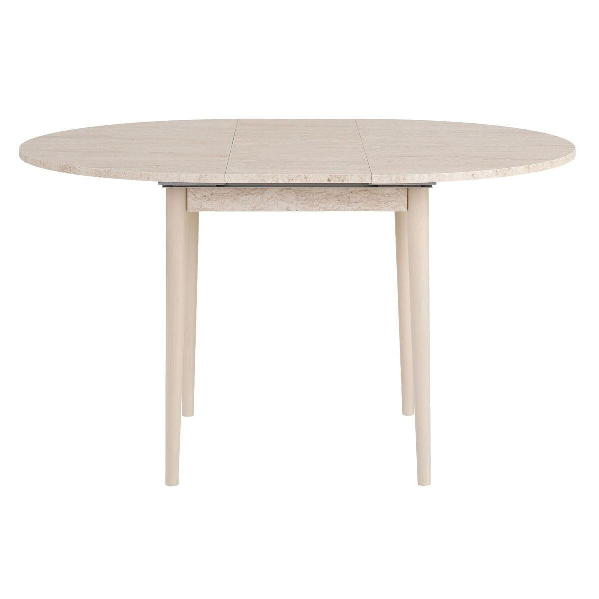 ESSTISCH ausziehbarer von 100 bis 131 cm mit runder Tischplatte 100/100/75 cm - Eiche Artisan, Holzwerkstoff (111/100/75cm) - Calicosy