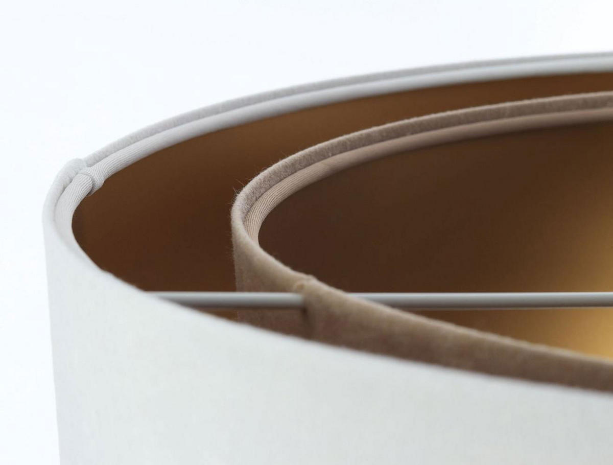 HÄNGELEUCHTE Weiß 50/23 cm - Beige, Kunststoff (50/1.3/23cm) - ONZENO