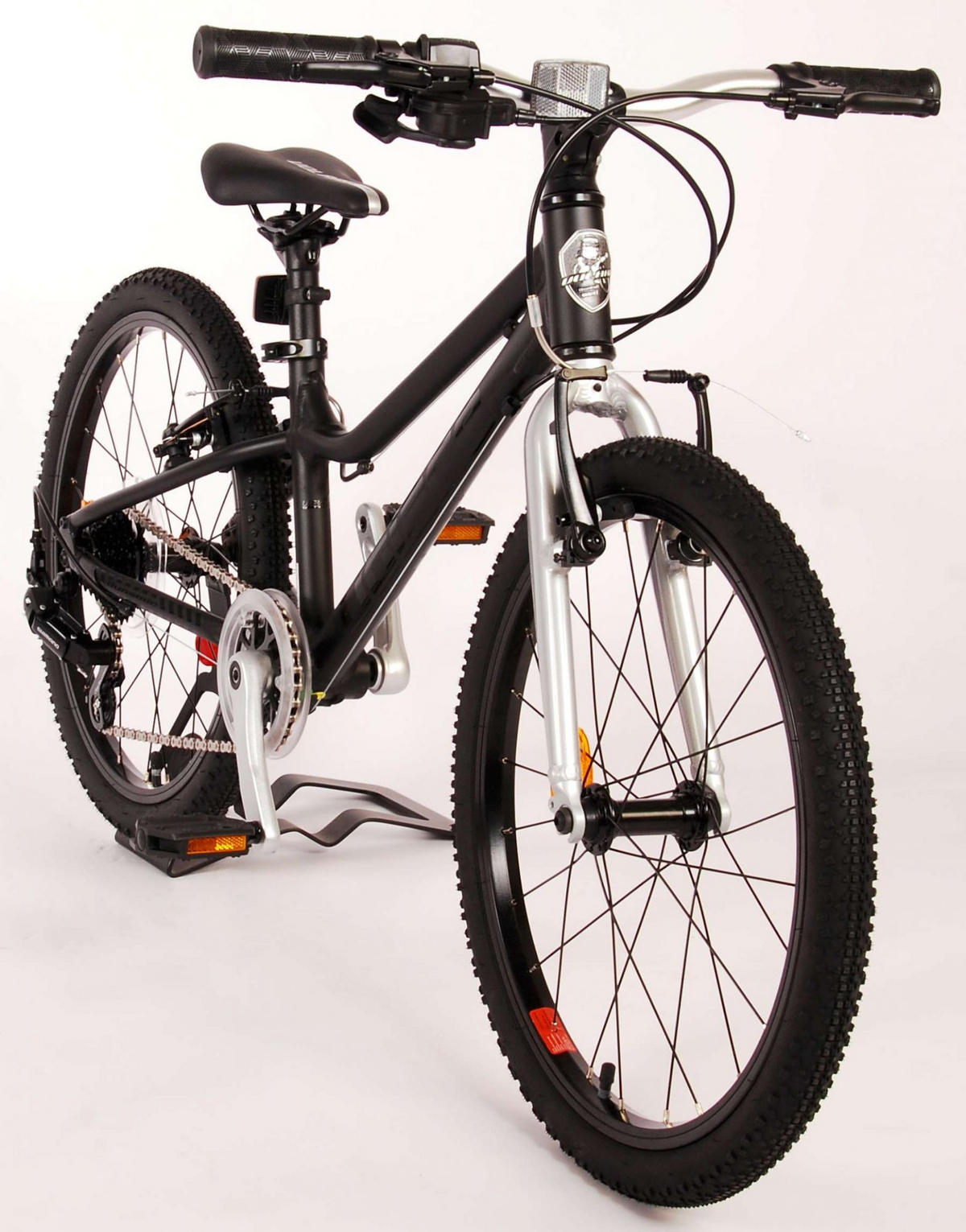 KINDERFAHRRAD Dynamic - Jungen - 20 Zoll - 2 Handbremsen - 7 Gänge - Mattschwarz - Schwarz, Metall (53cm) - TPFSports