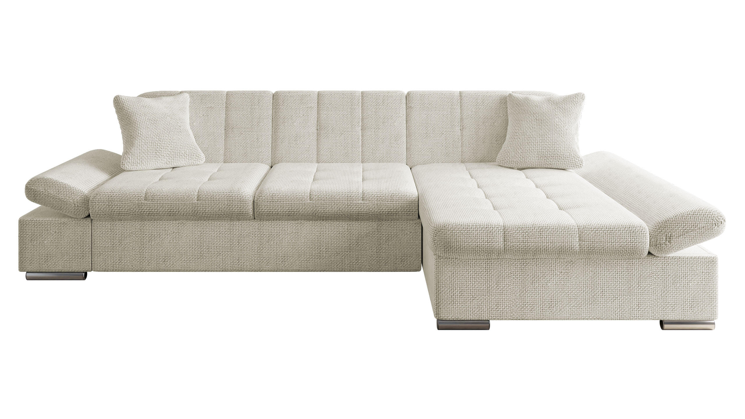 ECKSOFA Montana, Seite: Rechts - Naturfarben, Holz/Textil (278/161cm) - MIRJAN24