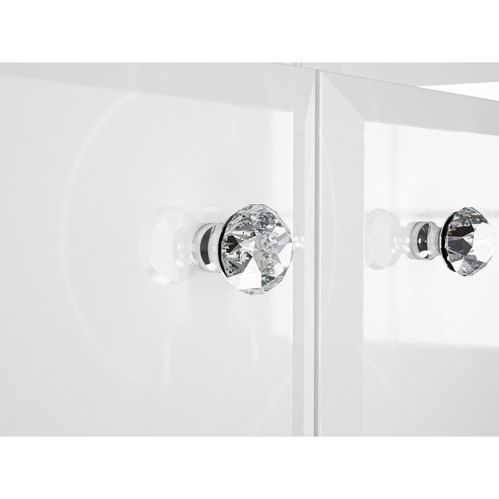 Thumbnail - Feldmann-Wohnen Wohnwand, Weiß, Holz, 6 Fächer, 1 Schubladen, Rechteckig, 247x191x41 cm, Wohnzimmer, Wohnwände, Wohnwand...