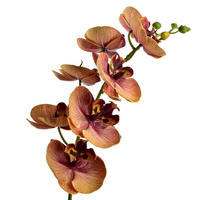 UMĚLÁ ORCHIDEJ Viridis, 85 cm - zelená barva, plast (85cm) - Mondex