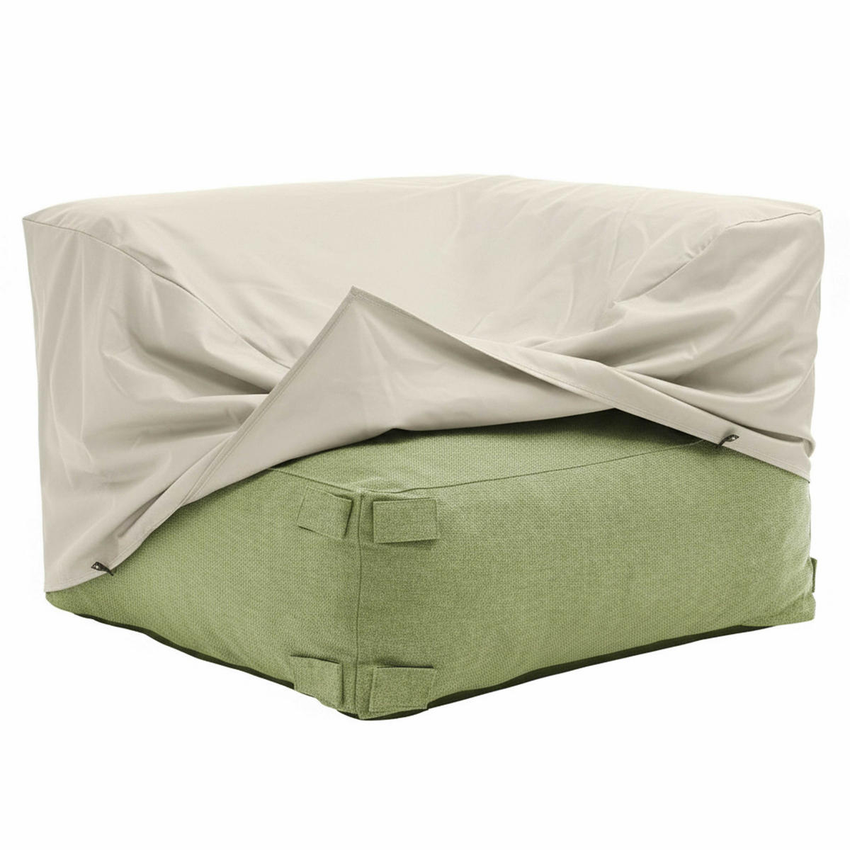 HÜLLE, Beige - Beige, Textil (92/60/92cm) - Oviala