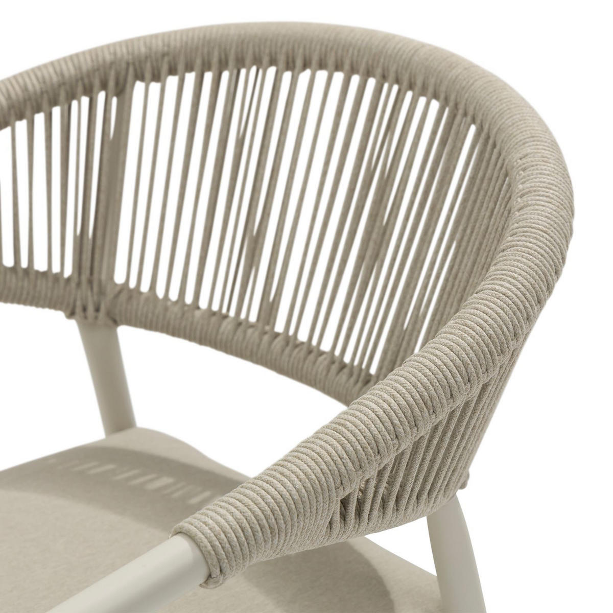 GARTENSTÜHLE SELI 6ER-SET - Creme, Textil (57/79/60cm) - IDIMEX