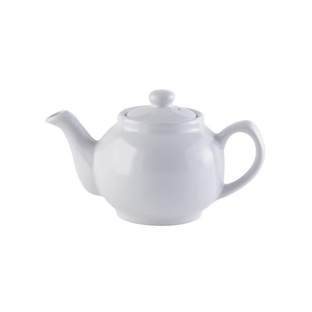 TEEKANNE 450 ml Steingut klassisch weiß, für 2 Tassen - Weiß, Keramik (0.36L) - Price & Kensington