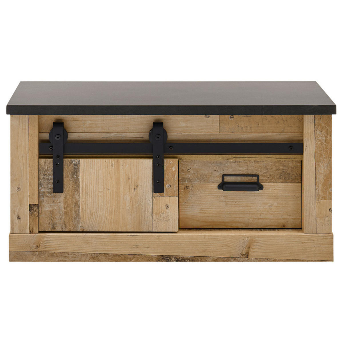 KOMMODE Shelton-61 - Braun, Holzwerkstoff (93/46/43cm) - Lomado