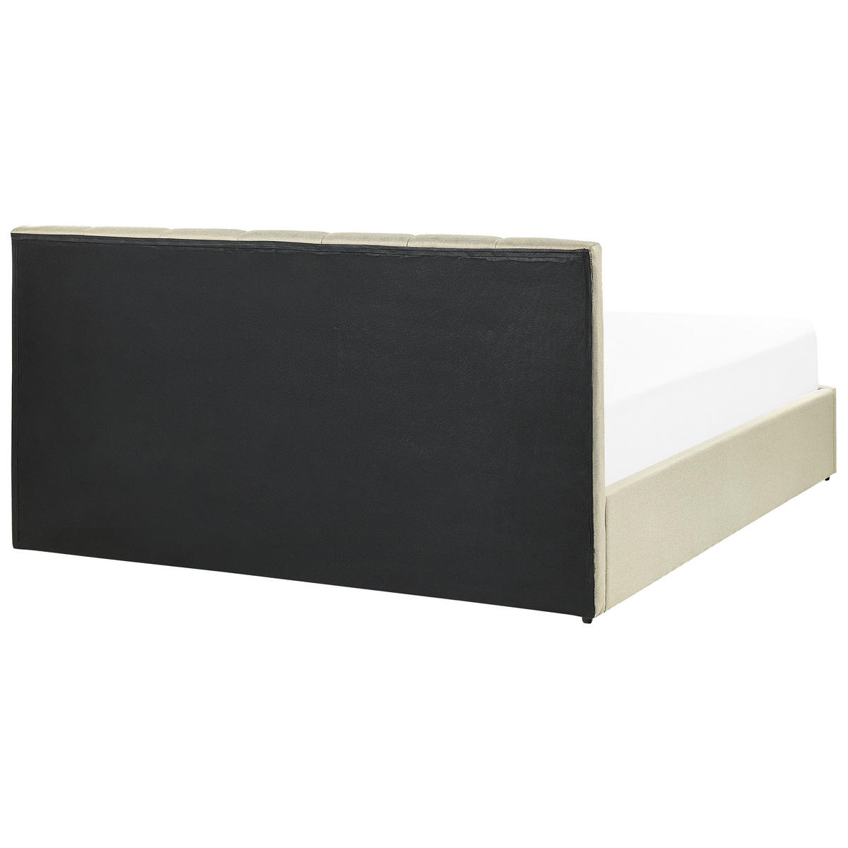 POLSTERBETT 160/200cm Beige Dreux - Beige, Textil (160/200cm) - Beliani