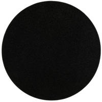 HOCHFLOR VELOURS TEPPICH COTTAGE RUND - Schwarz, Textil (133/133cm) - Snapstyle
