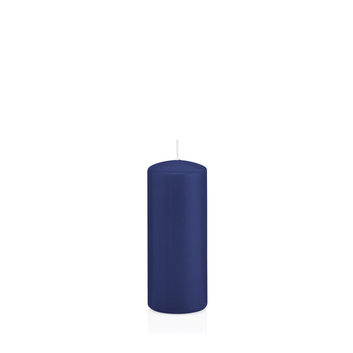 STUMPENKERZEN Dunkelblau Ø 48 x 120 mm, 24 Stück - Dunkelblau, Paraffin (5/12cm) - Wiedemann Kerzen