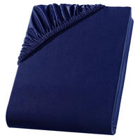 MIKROFASER-SPANNBETTLAKEN 180x200 Navy Blau - Dunkelblau, Textil (180/200cm) - Carpe Sonno