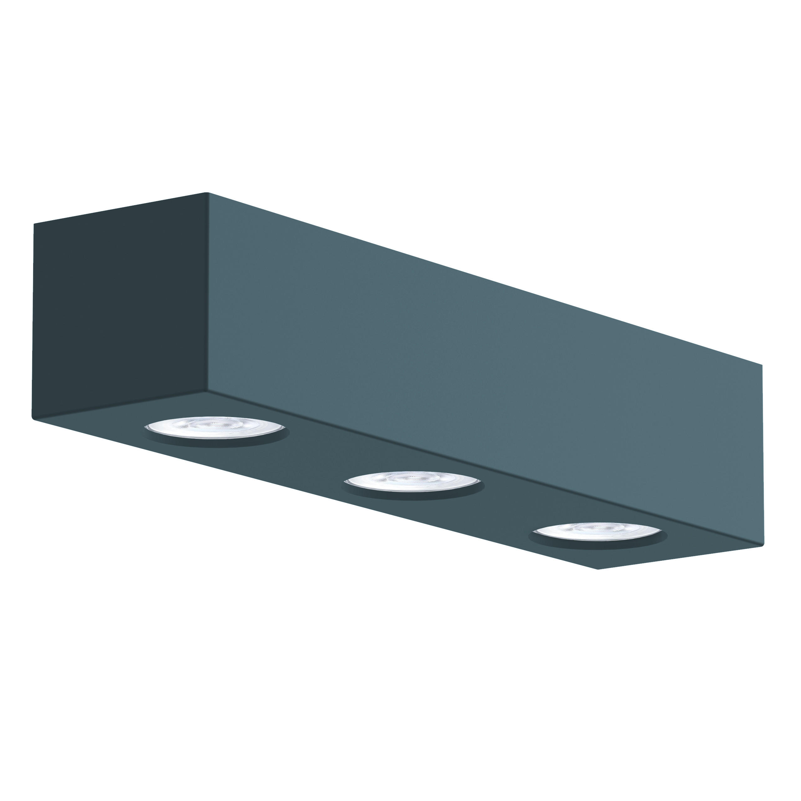 DECKENLEUCHTE - Blau, Metall (10/30/7cm) - Lumicom