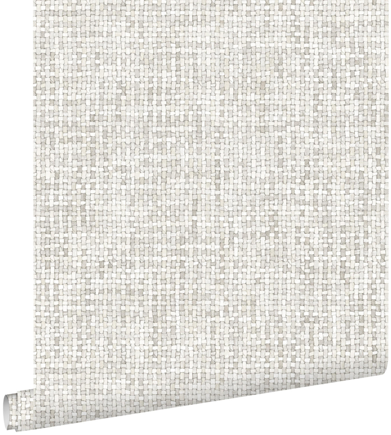 TAPETE Leinen-Optik 53 cm x 10.05 m - Grau, Papier (53/1000cm) - ESTAhome