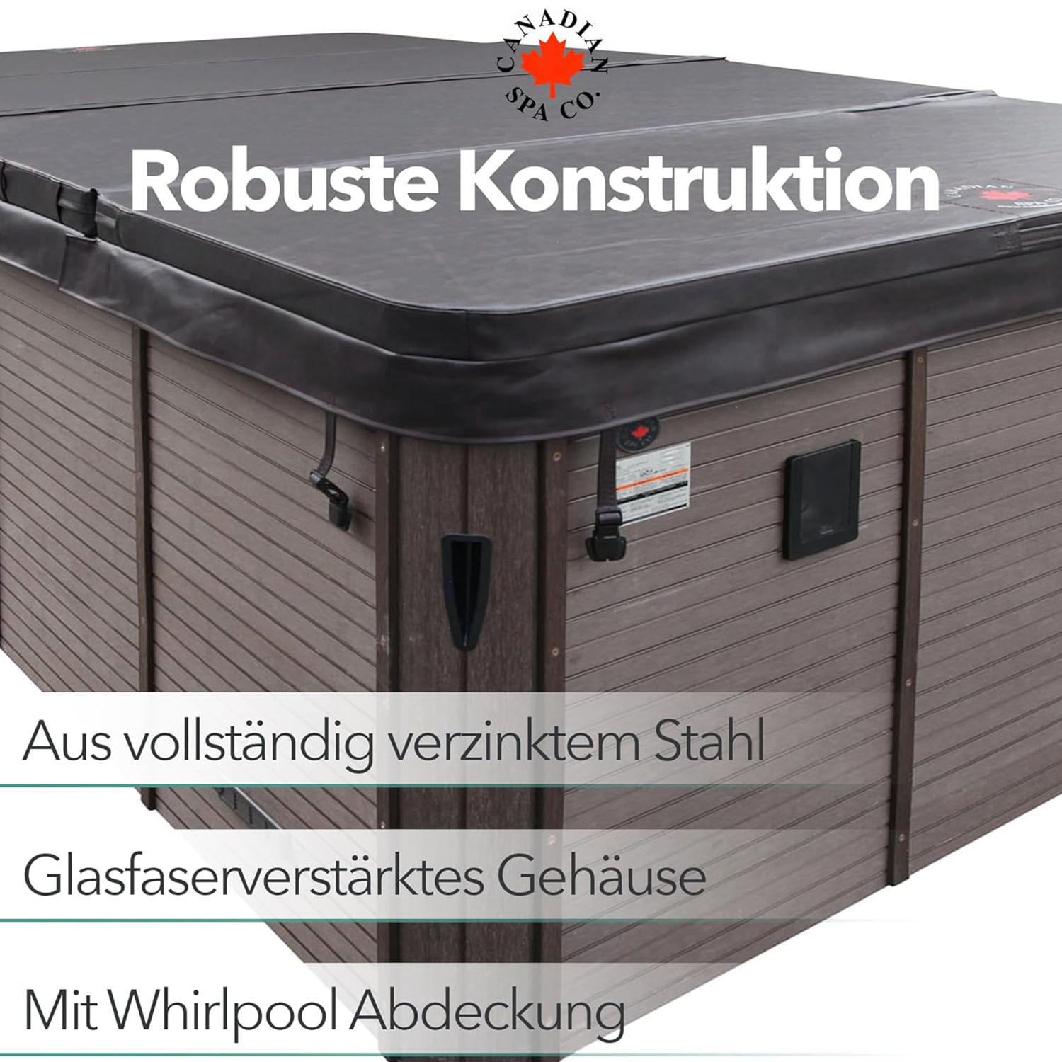WHIRLPOOL St. Lawrence 4m langes Swim Spa - Weiß Hochglanz, Kunststoff (228/137/390cm) - Canadian Spa Company