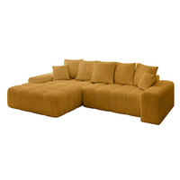 ECKSOFA Ottomane Links ENSI-L - 267x164x88 cm Currygelb - Currygelb, Holzwerkstoff/Kunststoff (267/164cm) - ALTDECOR