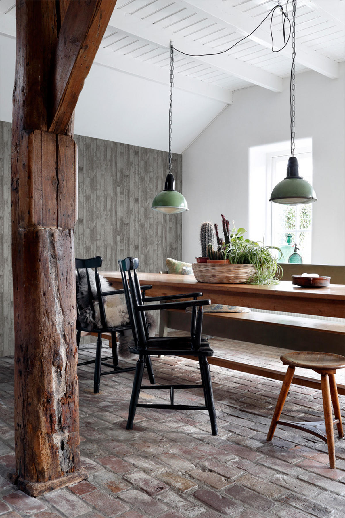 TAPETE Holz-Optik 53 cm x 10.05 m - Braun, Papier (53/1000cm) - ESTAhome