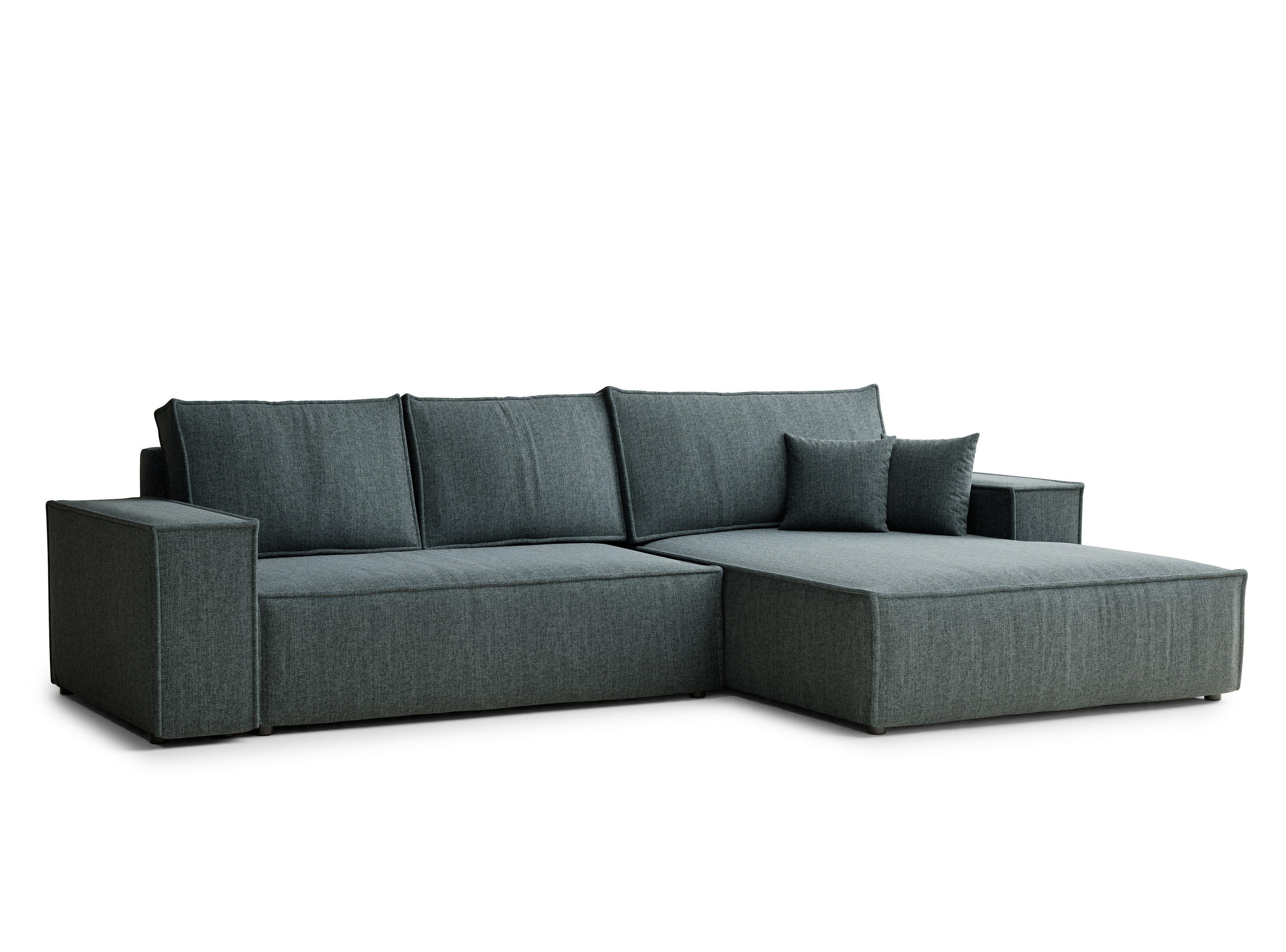 Maison de Reve ROHOVÁ SEDAČKA s funkcí spaní Maze, textil, modrý