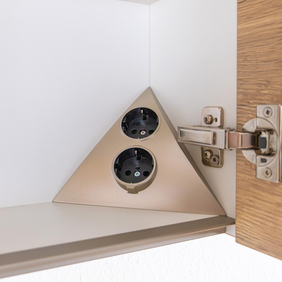 BADMÖBEL-SET „Liora“ 80 cm – vormontiert – Eiche Optik – mit LED-Spiegelschrank - Eiche Artisan, Holzwerkstoff (100/200/80cm) - GEBA