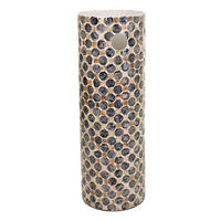 SCHIRMSTÄNDER aus Capiz, 20x57cm - Grau, Holzwerkstoff (20/57/20cm) - Wanderlust