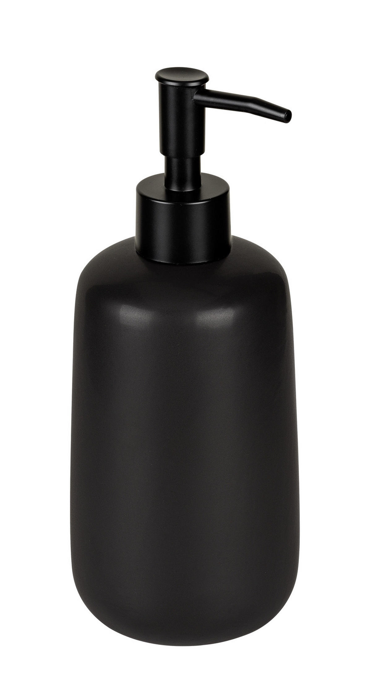 SEIFENSPENDER Olinda 500 ml 8/20/8 cm - Schwarz, Keramik (20/8/8cm) - Allstar