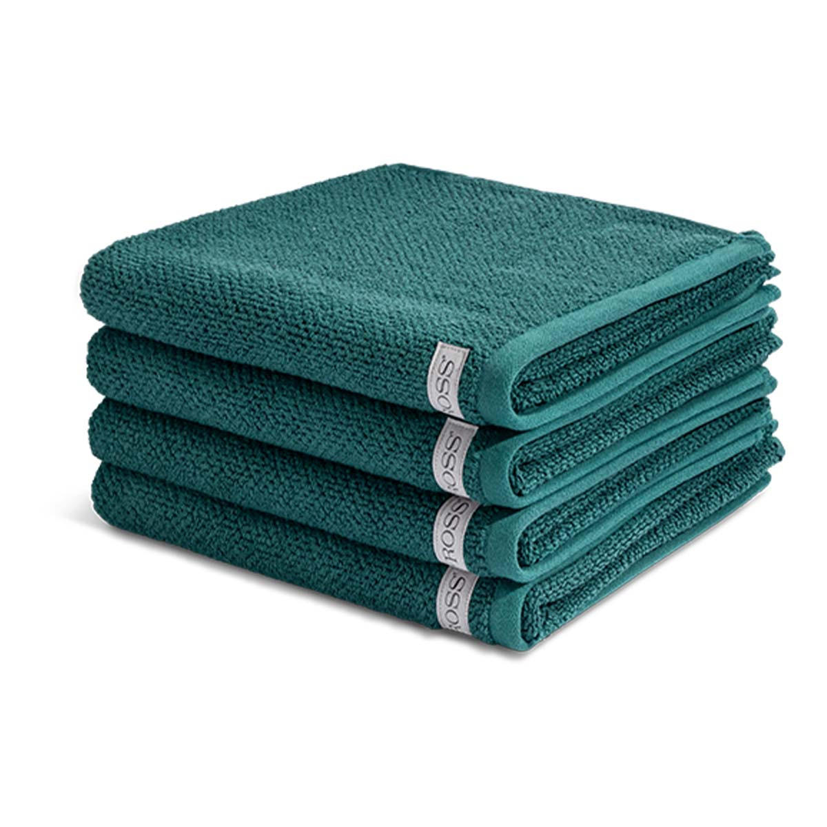 HANDTUCH Selection 4er-Set - Grün, Textil (50/100cm) - Ross
