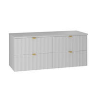 WASCHTISCHUNTERSCHRANK 120.6cm Lexa Weiß - Weiß, Holzwerkstoff (120.6/52.2/46.5cm) - Petits-meubles