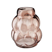 VASE Serenite Beige 18/18/22.5 cm Glas - Beige, Glas (22.5cm) - Mondex