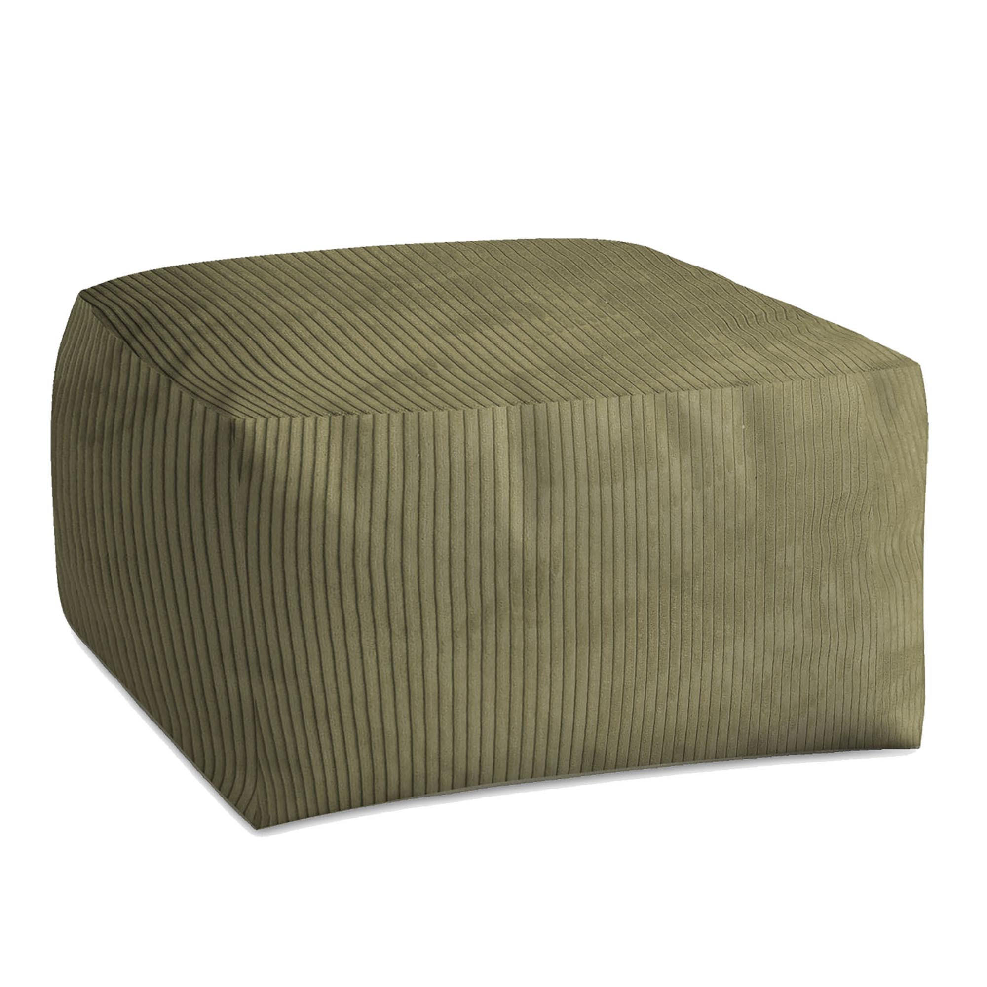 SITZSACK COMFORT Dark Olive - Olivgrün/Grün, Textil (70/40/70cm) - Dreamroots